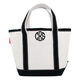 Personalized Black Trimmed Cutest Little Tote Bag Image 2 of 5